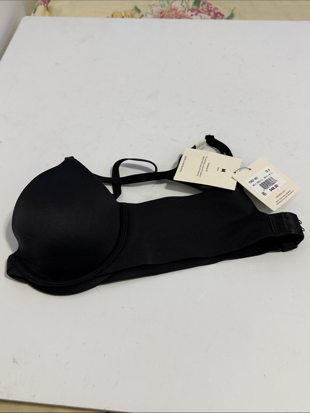 Calvin Klein Underwear Black Smooth T-Shirt Bra - Picture 3 of 10